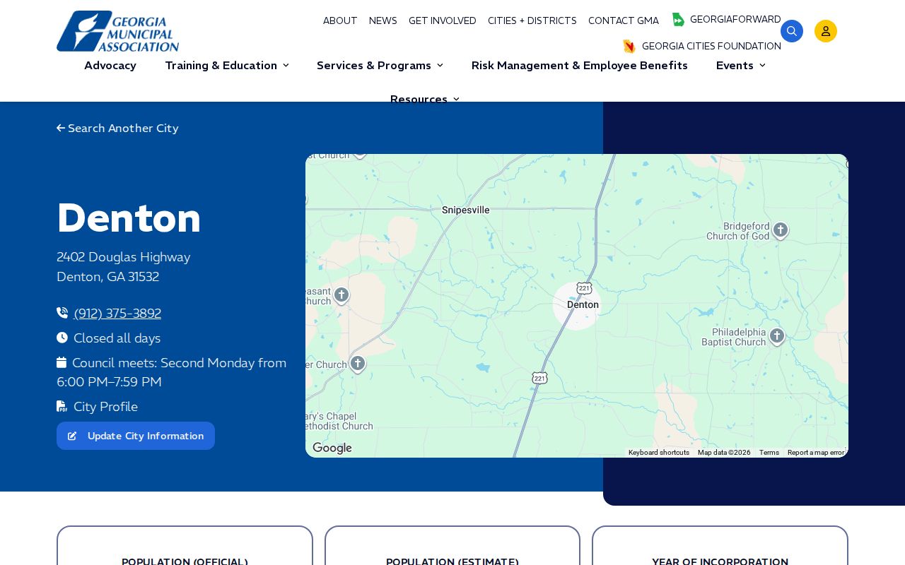 Official Denton municipal profile